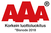 Korkein luottoluokitus 2018 Telakeskus Oy